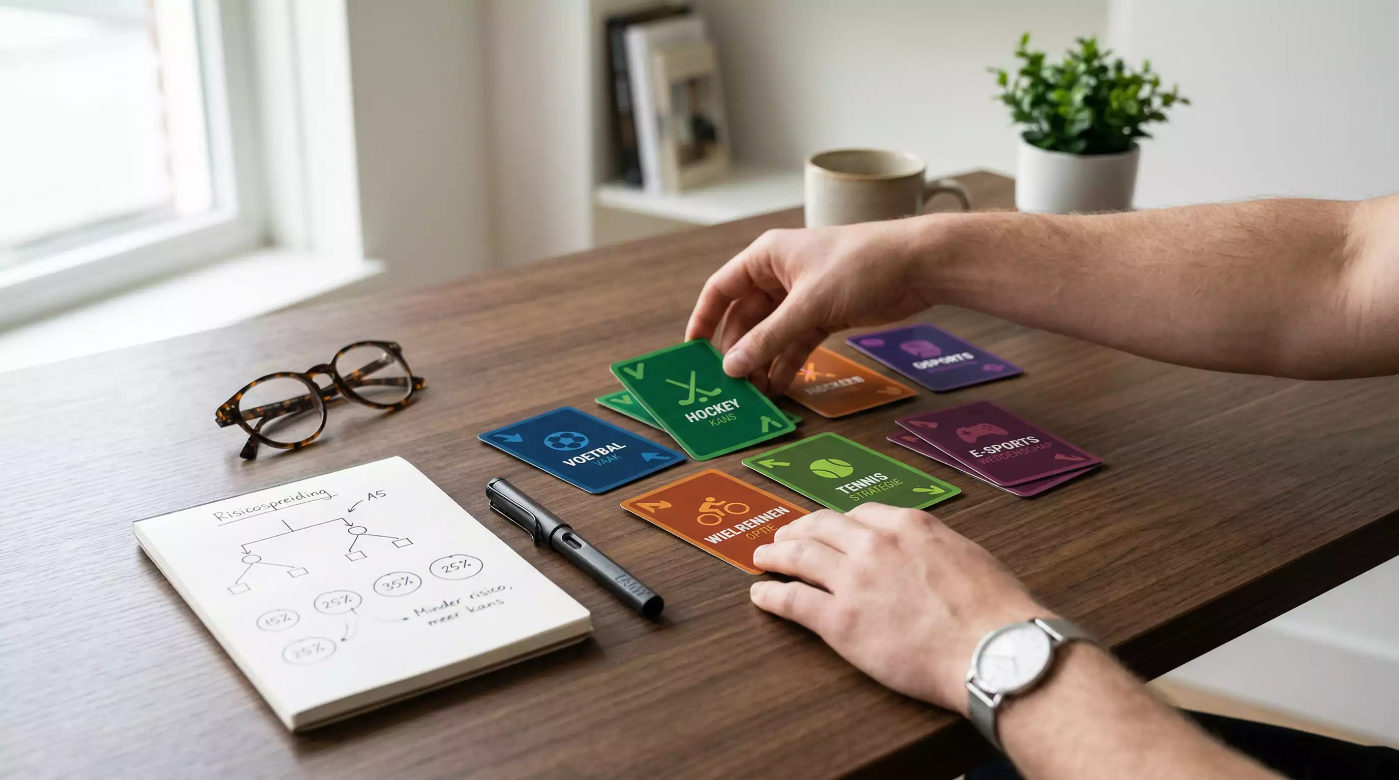 Strategische planning met diverse opties en marktanalyse voor speciale weddenschappen